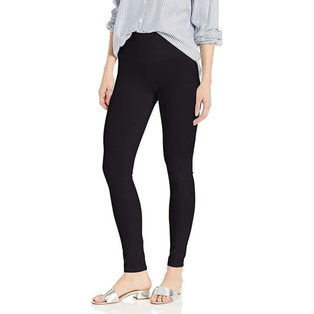 NWT Tribal Brand Activewear Black Leggings Women's Stretch Jersey Pull On 14